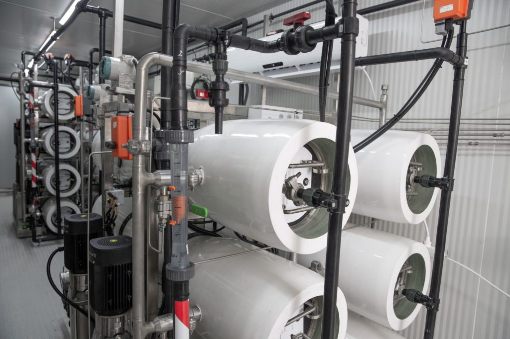 Osmotically assisted reverse osmosis from Hyrec